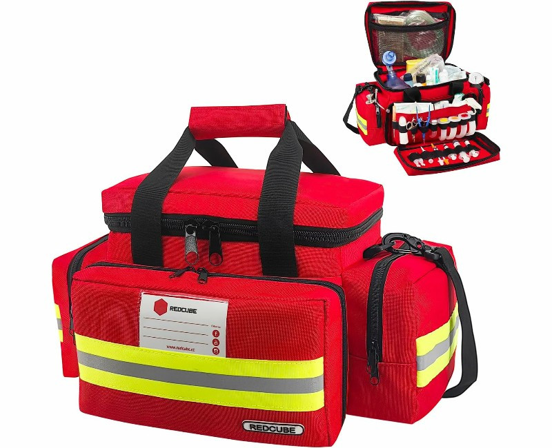 Professional Portable First Aid Bag – Waterproof, Dustproof, Multi-Compartment Emergency Medical Storage Kit (Safety tools)