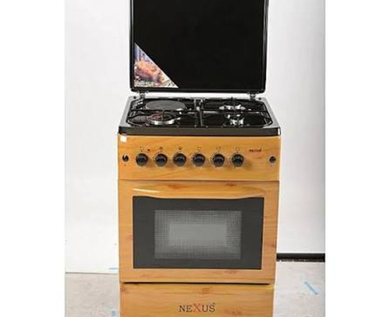 Nexus 4-Burner Gas Cooker – NX-Series | Auto-Ignition | High-Efficiency Gas Stove | Stainless Steel Top | Premium Home Kitchen Appliance