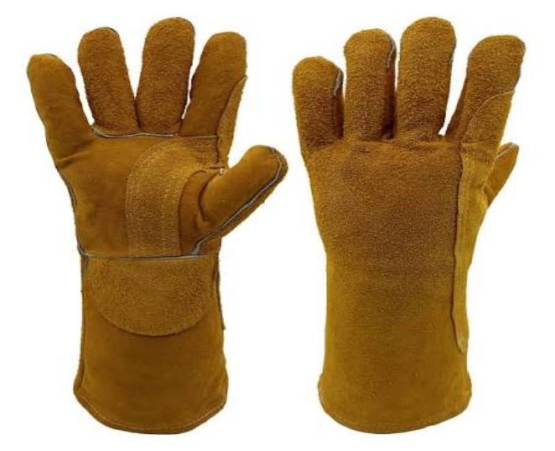 Premium Welding Gloves – Heat-Resistant Leather Gloves for MIG, TIG & Arc Welding, Industrial and Workshop Protection (Safety tools)