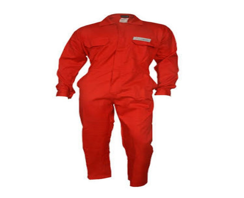 DuPont FR Industrial Coverall – Fire Resistant Nomex Protective Coverall with Reinforced Elbows & Knees (Red) (Safety tools)