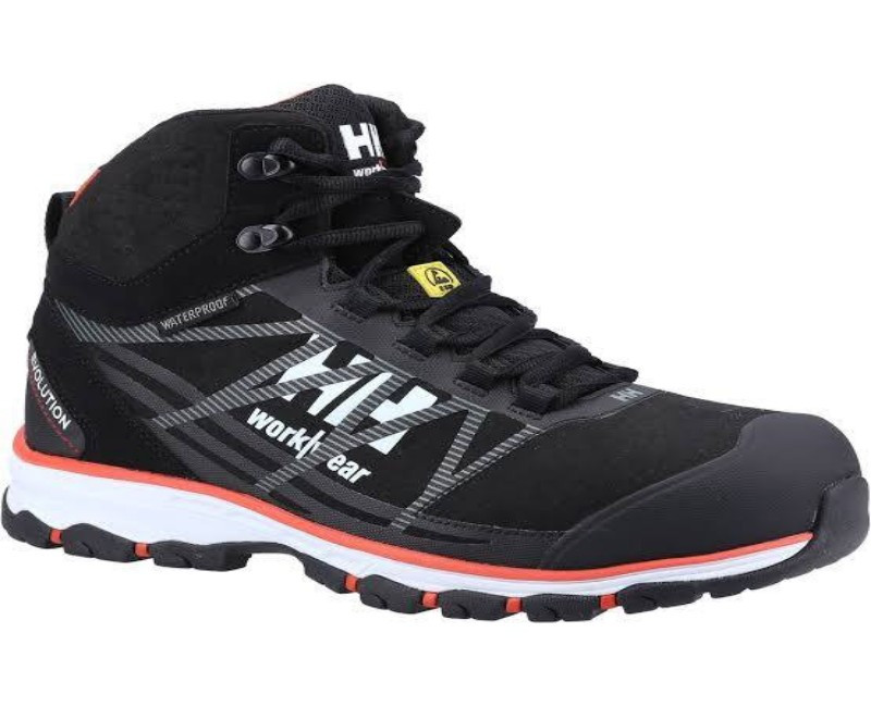 Helly Hansen Chelsea Evolution Safety Boot – Slip-On Leather Work Boot, Steel Toe, Oil & Slip Resistant Outsole