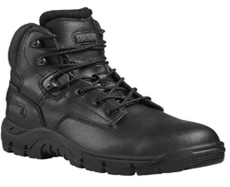 Magnum Precision Sitemaster Steel Toe Work Boot – Durable Leather, Slip & Oil Resistant Outsole, Professional Industrial Safety Footwear(black)
